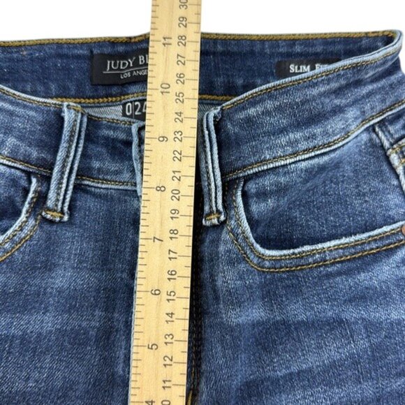 Judy Blue Jeans Slim Fit High Rise Women's Size 24 - Picture 7 of 9